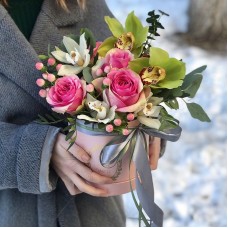 Flower Box "Pink Glasses"