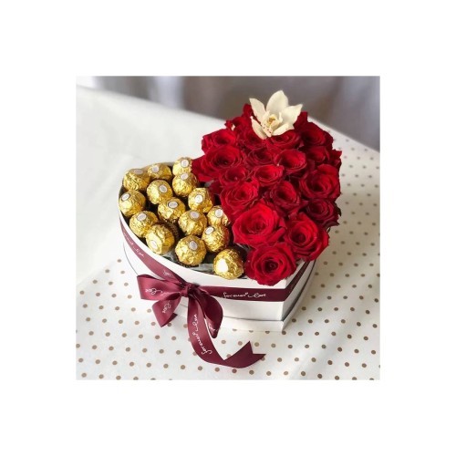 A Heart with Ferrero Rocher 
