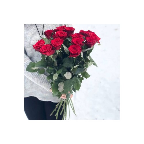 15 Red Roses 60-70 cm