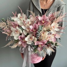 Winter Box with Orchids