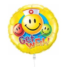 Balloon Smiley Get well soon