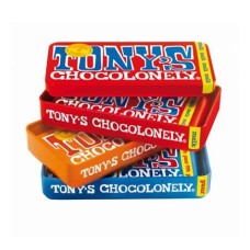 Tony's Chocolonely Stacking tin 3 bars