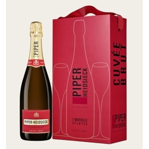 Gift set Piper-Heidsieck Brut + 2 glasses
