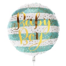 Balloon Baby Boy Stripes