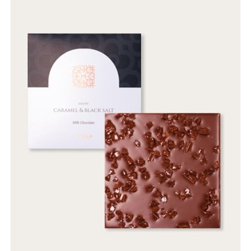 Madaq Chocolate Bar Isigny Caramel & Black Salt Milk Chocolate