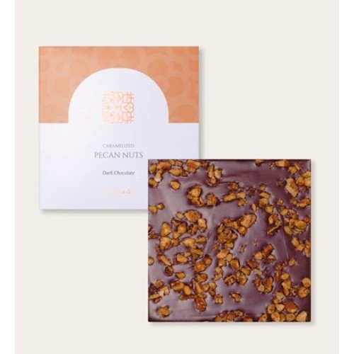Madaq Chocolate Bar Caramelized Pecan Nuts Dark