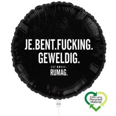 Ballon Rumag You Are Fucking Amazing Black Eco