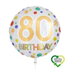 Balloon Eco 80 Birthday