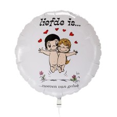 Love is… floating with happiness
