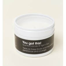 Rockstyle Scented Candle with Tiger Eye - You Got This