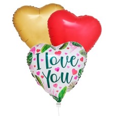 Bunch of Balloons I Love You Hearts