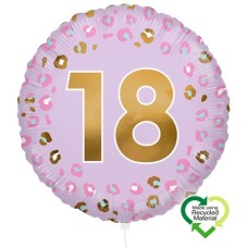 Balloon Birthday 18 Pink Eco