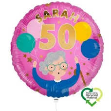 Balloon Birthday 50 Sarah Eco