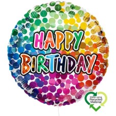 Balloon Happy Birthday Confetti Eco