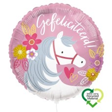 Balloon Horse Congratulations Eco