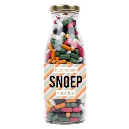 Candy jar Get well soon for you licorice sticks