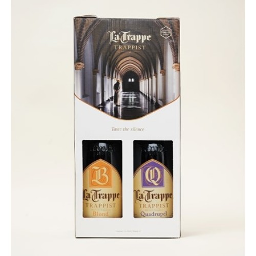 La Trappe Beer Gift Set Blonde and Quadruple