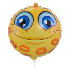Balloon Emoji Kisses Yellow