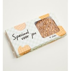 Stroopwafels Caramel with Sea Salt and Fudge Cubes 4-pack