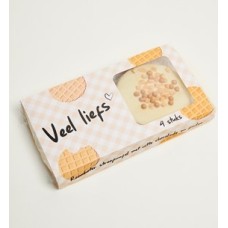 Syrup Waffles White Chocolate and Fudge Cubes 4-pack