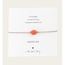 Motivational Carnelian Bracelet
