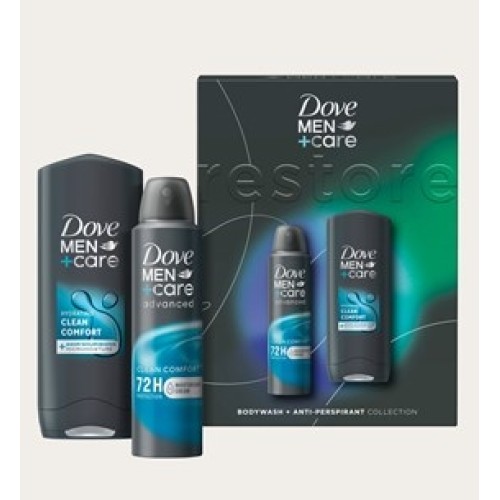Dove Men+Care Clean Comfort Duo Shower Gift Set