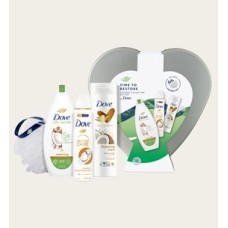 Dove Coconut in Hearts Tin Gift Set