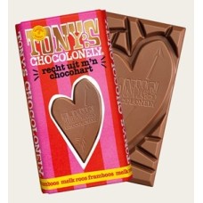 Tony's Chocolonely Straight From My Chocohart Milk Rose Raspberry
