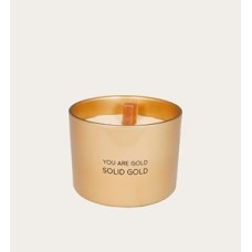My Flame Scented Candle You Are Gold with Wax Gold Bar