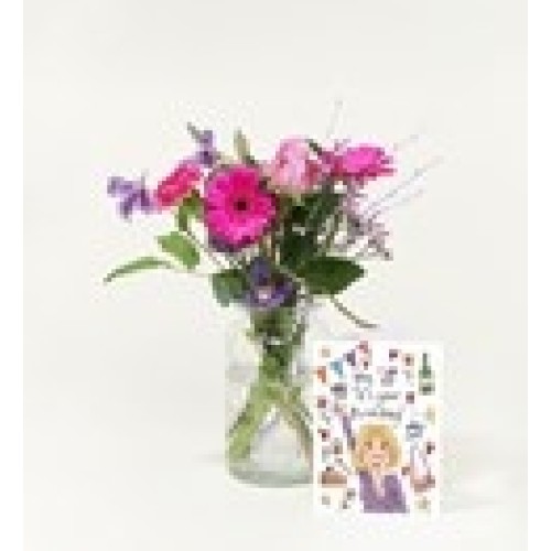 Letterbox flowers Sweet Purple