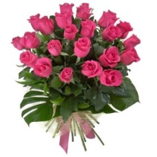 24 Pink Roses