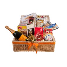 Indulgence Holiday Gift Basket with Champagne
