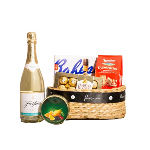Elegant Alcohol-Free Gift Basket (0.0%)