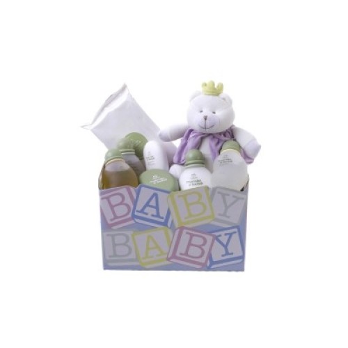 Fresh and Clean Natura Gift Basket for Baby Girl
