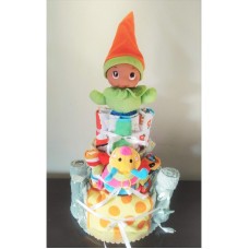 Diaper cake - Multicolour Fan