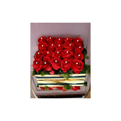 Gold Box of Roses