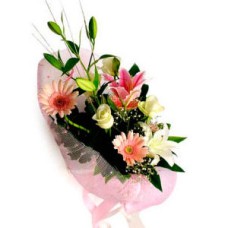 Bouquet of Lilies, Roses & Gerberas