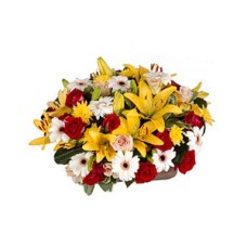 Mums, Lilies & Gerberas