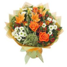 Orange Mixed Bouquet