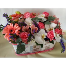 Beautiful Pink Basket # 1