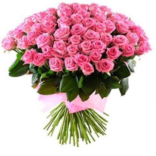 Pink Roses Flower Bunch