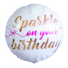 Balloon 'Sparkle on your birthday'