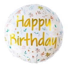 Balloon flowers 'Happy Birthday'