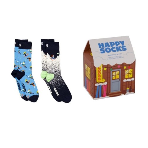 Happy Socks - 2 paar - Gift set - Skiing Chalet - 41-46