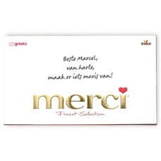 Thanks assortment | Congratulations with your own text and name | 400gr