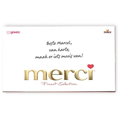 Thanks assortment | Congratulations with your own text and name | 400gr