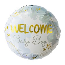 Balloon 'Welcome baby boy'