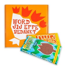 Tony's Chocolonely | Gift box Thank you | 2 bars