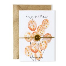 A Beautiful Story | Bracelet on card 'Happy Birthday'