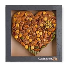 Australian Heart | Milk chocolate & nuts